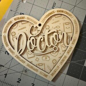 Wooden Hanger to Show Gratitude to Doctors